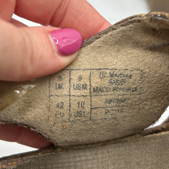 RARE Vintage Dr Martens Fisherman Sandals 90s  Brown Leather Chunky size 9 - Picture 14 of 15